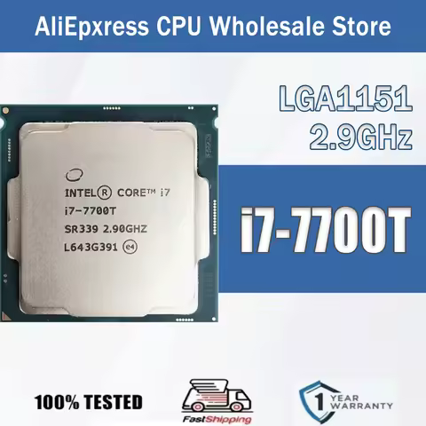 Intel Core I7-7700T 2.9GHz 4 Cores 8 Threads I7 7700T Computer CPU Processor Server LGA1151