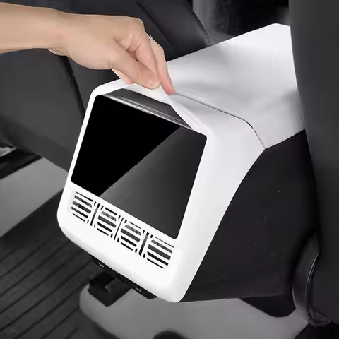 For Tesla Model 3/Y/YL Silicone Air Outlet Cover Rear Screen Air Outlet Mask Protective Cover Access