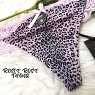 Leopard Print Thong Ladies Gstring Women Sexy Thong