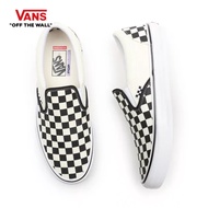 VANS SKATE SLIP-ON (CHECKERBOARD) BLACK/OFF WHITE รองเท้า ผ้าใบ VANS ชาย หญิง