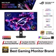ASUS ROG Strix OLED XG32UCWMG gaming monitor - 32-inch, 4K TrueBlack Glossy™ OLED, 4K@240Hz, FHD@480