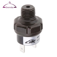 [deevoka] Air Pressure Switch Tank Mount Type Thread 1/4'' 1/8'' NPT 12V for Train/Air Horn