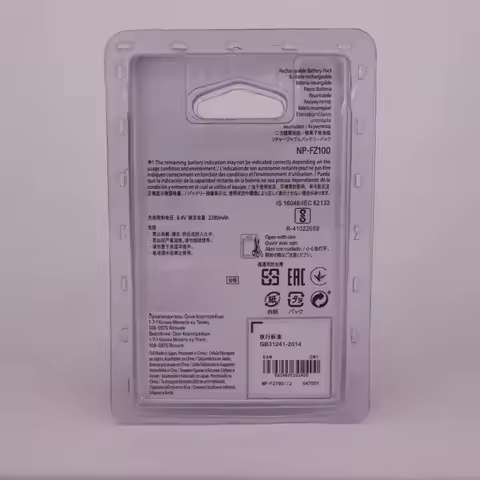 NP-FZ100 Battery 2280mAh for Sony Single/Micro Single A7III A7IV A7RIII A9 A6600 ZV-E10 Full-Decode