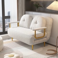 【SG Sellers】Folding Dual-Use Single Simple Sofa Fabric Sofa Living Room Bedroom Lazy Small Sofa Bed Single Sofa 2 Seater 3 Seater 4 Seater Sofa Chair