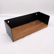 鐵木和　簡鍊風格壁掛置物架　工業風壁掛架　實木層架　收納架