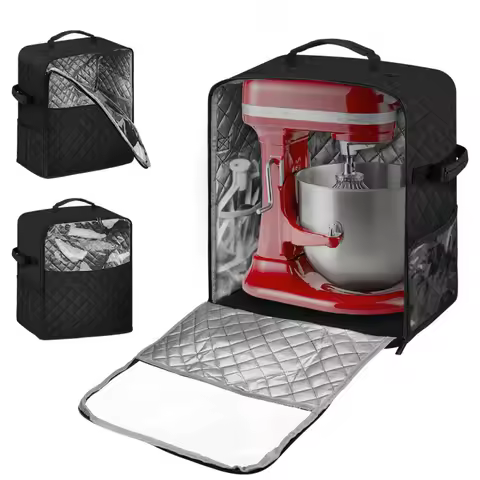 Stand Mixer Dust Cover Mixer Storage Bag with Pockets