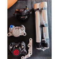 Lighten Outer tube with CNC bracket 2pot Brembo caliper