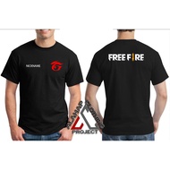 GARENA FREE FIRE TSHIRT FREE NICKNAME