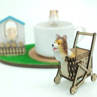 全手作 木製寵物車 寵物杯緣子 掛杯寵物茶包架