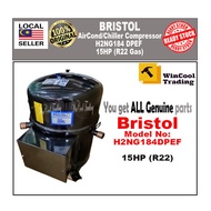Bristol AirCond/Chiller Compressor 15HP (R22 Gas) Model : H2NG184DPEF