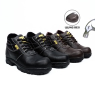 Men's steel toe safety work shoes Men's steel toe safety straps, field work safety boots, steel toe 