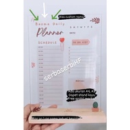 ACRYLIC TO DO LIST | WEEKLY PLANNER | AcrylicNotes