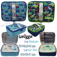 Smiggle Lunch Bag/Lunch Box And Smiggle Dino Car Lunch Bag Set/Smiggle Lunch Bag And Smiggle Dinosaur And Boys' Car