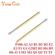 20PCS P100 Probe Test Needle Retractable Spring Pogo Pin P100-A2 A3 B1 D2 D3 E2 E3 F1 G1 G2 H2 H3 H4
