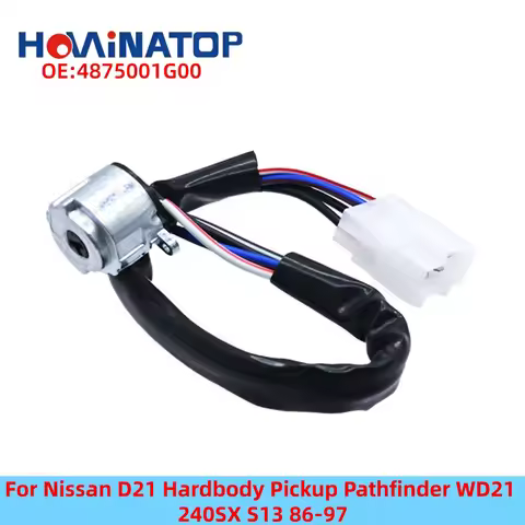 HOWINATOP 4875001G00 Ignition Starter Switch 5Pin For Nissan D21 Hardbody Pickup Pathfinder WD21 240