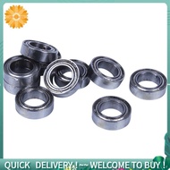 10pcs Miniature Sealed Metal Shielded Metric Radial Ball Bearing Model: MR106-ZZ 6x10x3Mm