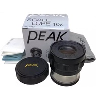 PEAK Magnifying Glass 10 Times 15 Times 20 Times 30 Times 50 Times Scale Measurement Industrial Magn