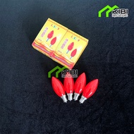 Chili bulbs, red e12 and e14 led chili bulbs - one bag