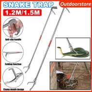 Snake Catcher, High Quality Snake Catcher, Safe and Convenient with safety latch, foldable