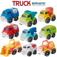Bioplastic Wheat Straw Baby Large Lorry Truck Construction Vehicles Toy Lori Mainan Besar Budak Lela