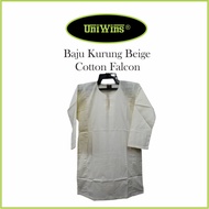 Baju Kurung Sekolah Beige Cotton Falcon