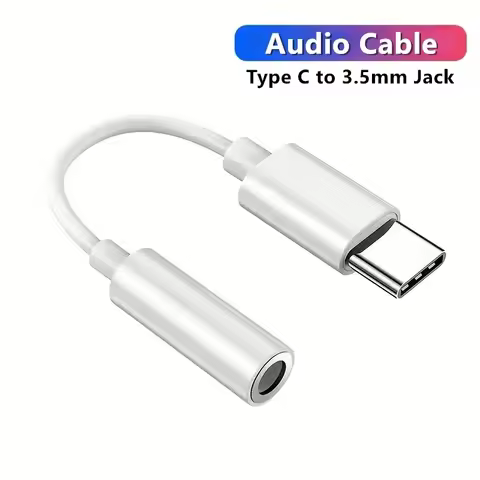 USB Type C To 3.5mm Jack Earphones Adapter USB-C to 3.5mm Audio Cable Converter 3.5mm to Type C Adap