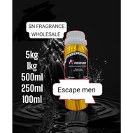ESCAPE MEN Minyak Wangi Attar Solat Tanpa Alkohol / Perfume Oil Non Alcohol ESCAPE MEN