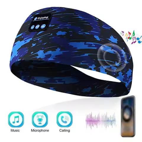 Bluetooth Earphones Sports Sleeping Headband Elastic Wireless Headphones Music Eye Mask Wireless Blu