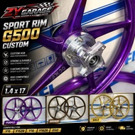 G500 Custom Hub Sport Rim 1.4x17 5 Batang Y15 Y15ZR Y16 Y16ZR Ego Disc Bronze Black SP500