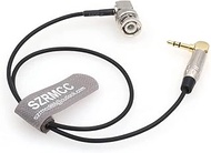 SZRMCC Tentacle Sync Right Angle 3.5mm TRS to BNC Timecode Cable for ARRI Camera C300 C500 F55 PDW-7