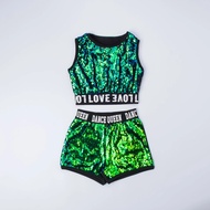 New store opening 50% discount for only three daysNew Childrens Jazz Dance Performance Outfit Glitte