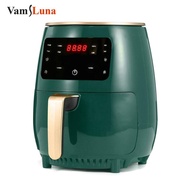 4.5L 1200W Air Fryer Oilless Health Fryer Cooker Temp/Time Control Smart Touch LCD Deep Airfryer Wit