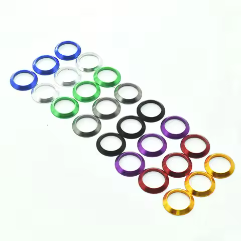 Decorative ring Trim ring for fishing rod DIY Fishing Rod aluminum part Repair components mix size w