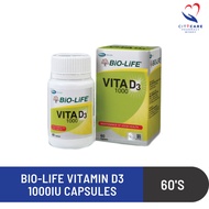 Bio-Life Vita D3 1000iu 60 TABLETS / 60 tablet x2 (twinpack)