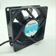[Cooling Fan] Ready Stock Taiwan Jianzhun 8cm 8cm 24V Chassis Cooling Fan KD2408PTBX-6A 8025 4.3W