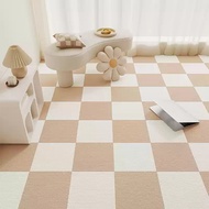 10Pcs Self Adhesive Carpet Tiles 12x12 Inch Non-Slip Carpet Floor Tiles Flooring Use Easy DIY Instal