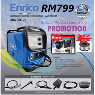 Enrico MIG PRO 20 (IGBT) 1 Phase Welding Machine [Free AUTO-DARKENING Welding Helmet] Co2 Gas Less