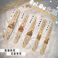 bo北鸥超耐磨水洗磨砂搓条卡通花纹印花指甲锉美甲指甲打磨工具Bo Beiou Super Durable Water Washed Matte Strip Cartoon zhangzekai888.