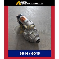 Excavator Starter Motor For Mitsubishi 6D14 6D15 6D16 6D17 Engine 24V