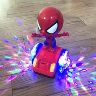 [Cute Toys] Singing Walking Rotating Lighting Children's Balance Car 1-2-4 Years Old Boys Children's