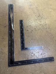 Per pc 8"x12"& 16"x24"  inch/mm steel square measuring tools metal ruler squala