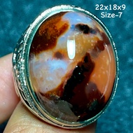 Agate Ring Yemeninatural (Natural Original)