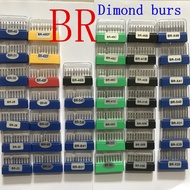 10 Pcs 1 Box BR-31 BR-30 BR-40 BR-41 BR-48 BR-49 BR-S46 Grinding Head