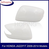 Car Rearview Side Mirror Cover For HONDA FIT JAZZ GE6 GE8 2009 2010 2011 20122 013 2014  base color