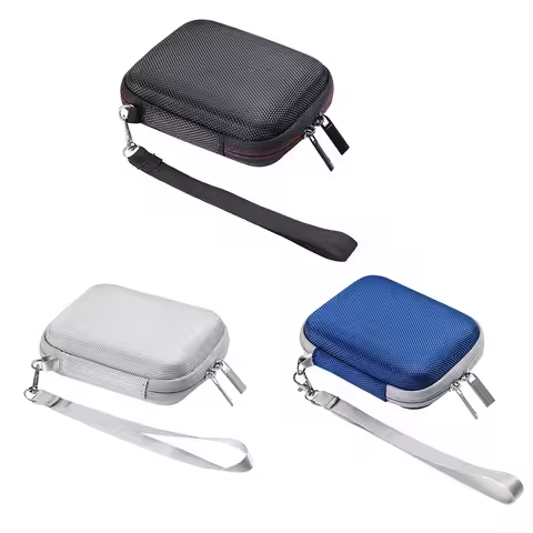 EVA Hardshell Case Shockproof Protective Travel Case Anti-Scratch with Mesh Bag&Hand Strap for Samsu