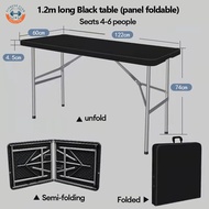 DIMOO 6 Kaki Folding Table Pasar Malam Meja Lipat serbaguna murah 6FT Foldable Table Buffet Portable