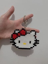 Hello kitty 拼豆吊飾