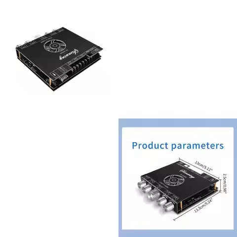 L9BA Digital Power Amplifier Board TPA3251 BT5.1 Udisk TFCard Play 220W+220W