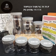 SILVER GREY CAP TUBE JAR TUBE JAR/ SILVER GREY PP CAP TUBE JAR/ ARM_OLSHOPP/