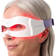 iRestore Red Light Therapy for Eyes – 180 LEDs Eye Mask with Infrared Light for Under-Eye Wrinkles, 